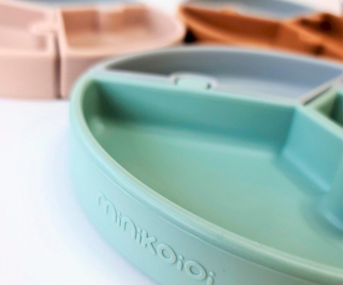 Puzzle Plato Verde/Gris