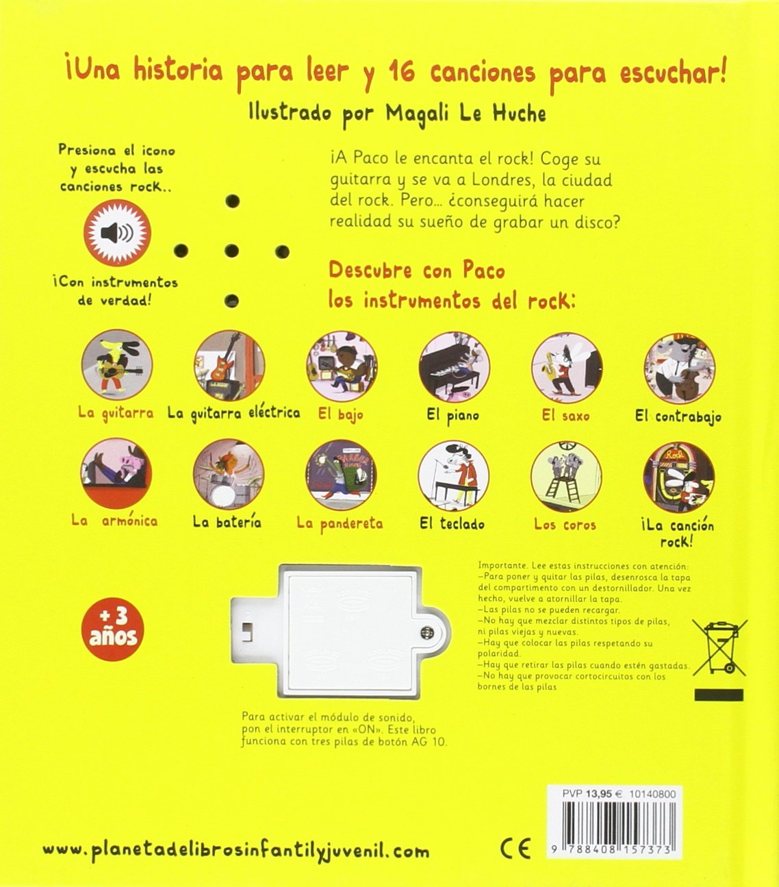 Paco y el rock: Libro musical Autora: Magali Le Huche