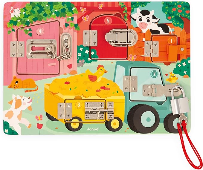Tablero De Cerraduras La Granja - Tabla de Actividades