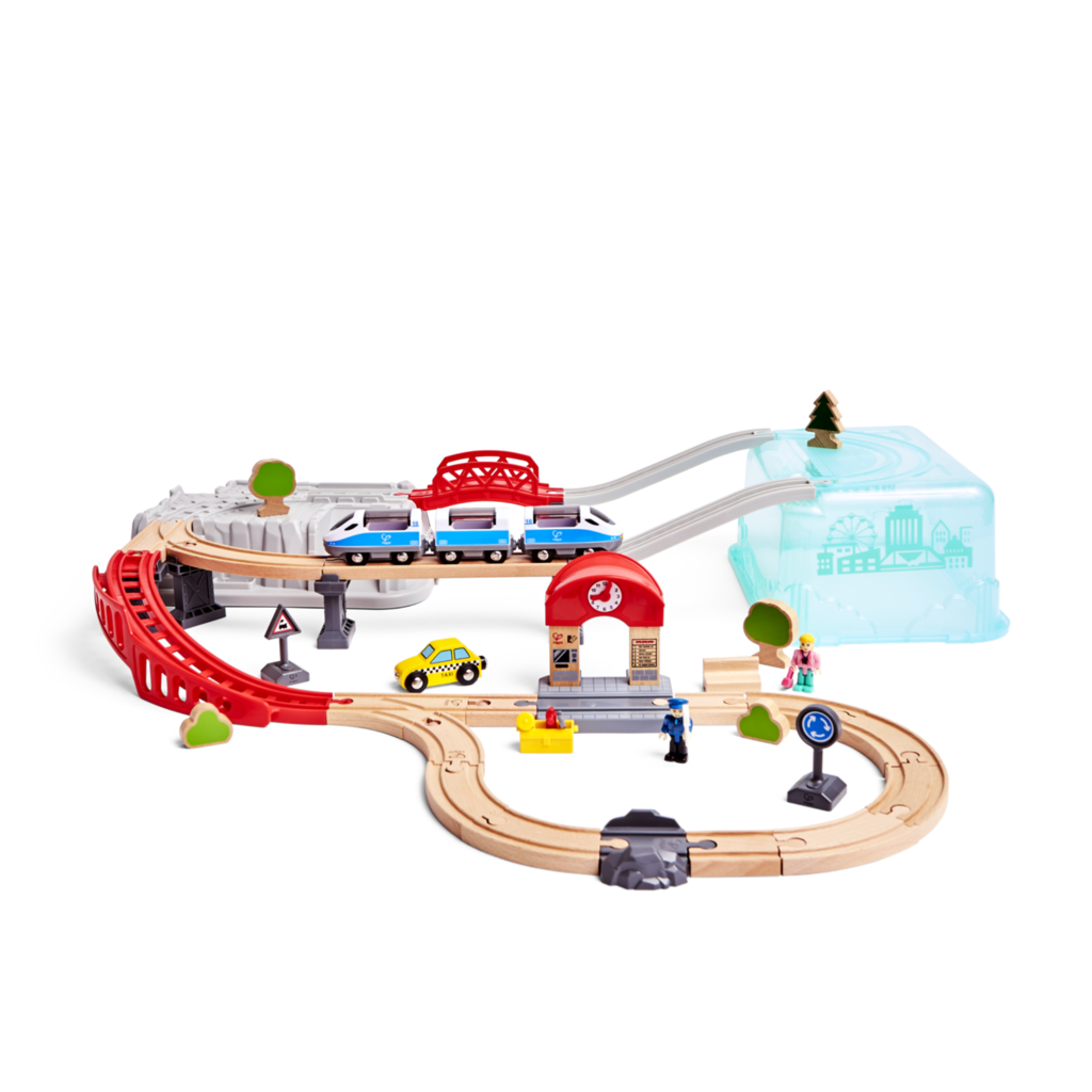 Juego de Bloques Construcción de Ferrocarril