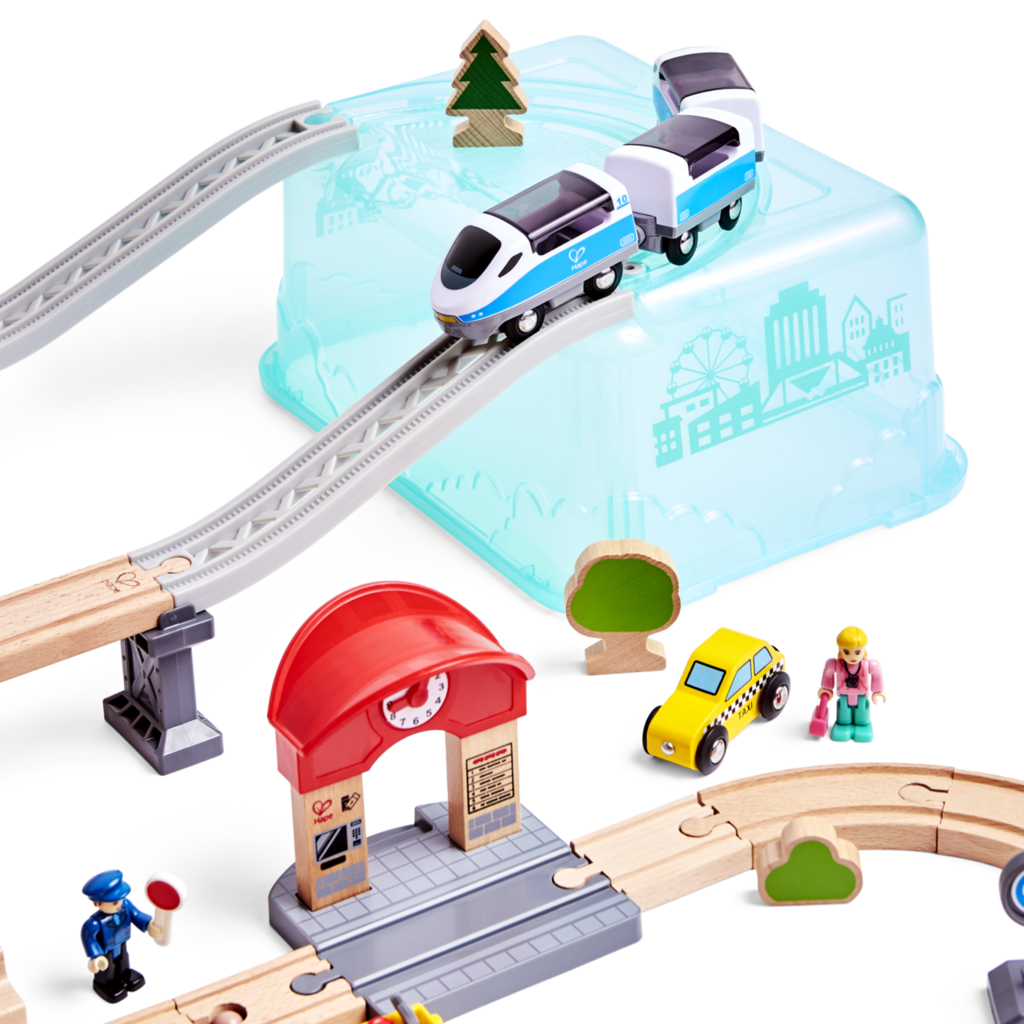 Juego de Bloques Construcción de Ferrocarril