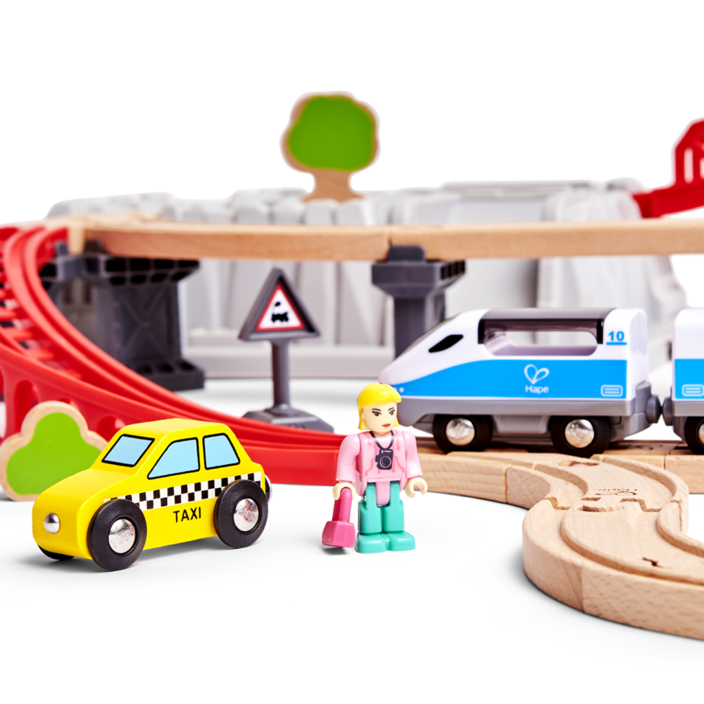 Juego de Bloques Construcción de Ferrocarril