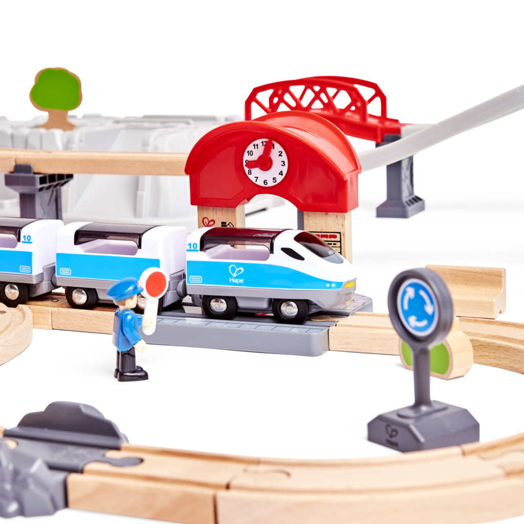 Juego de Bloques Construcción de Ferrocarril