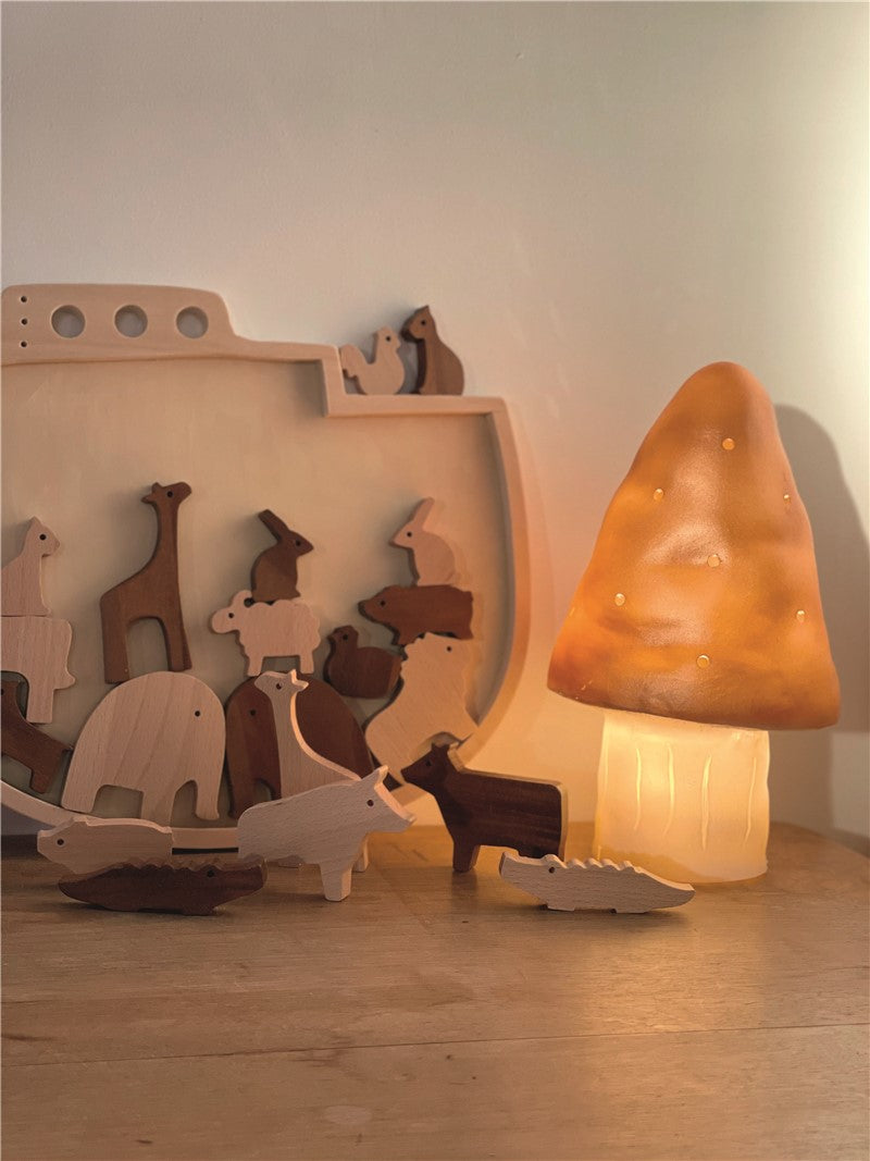 Lámpara Quitamiedos Seta Chocolate