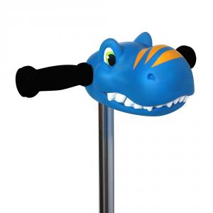 Cabeza Dino Azul Para Manillar Patinete Micro