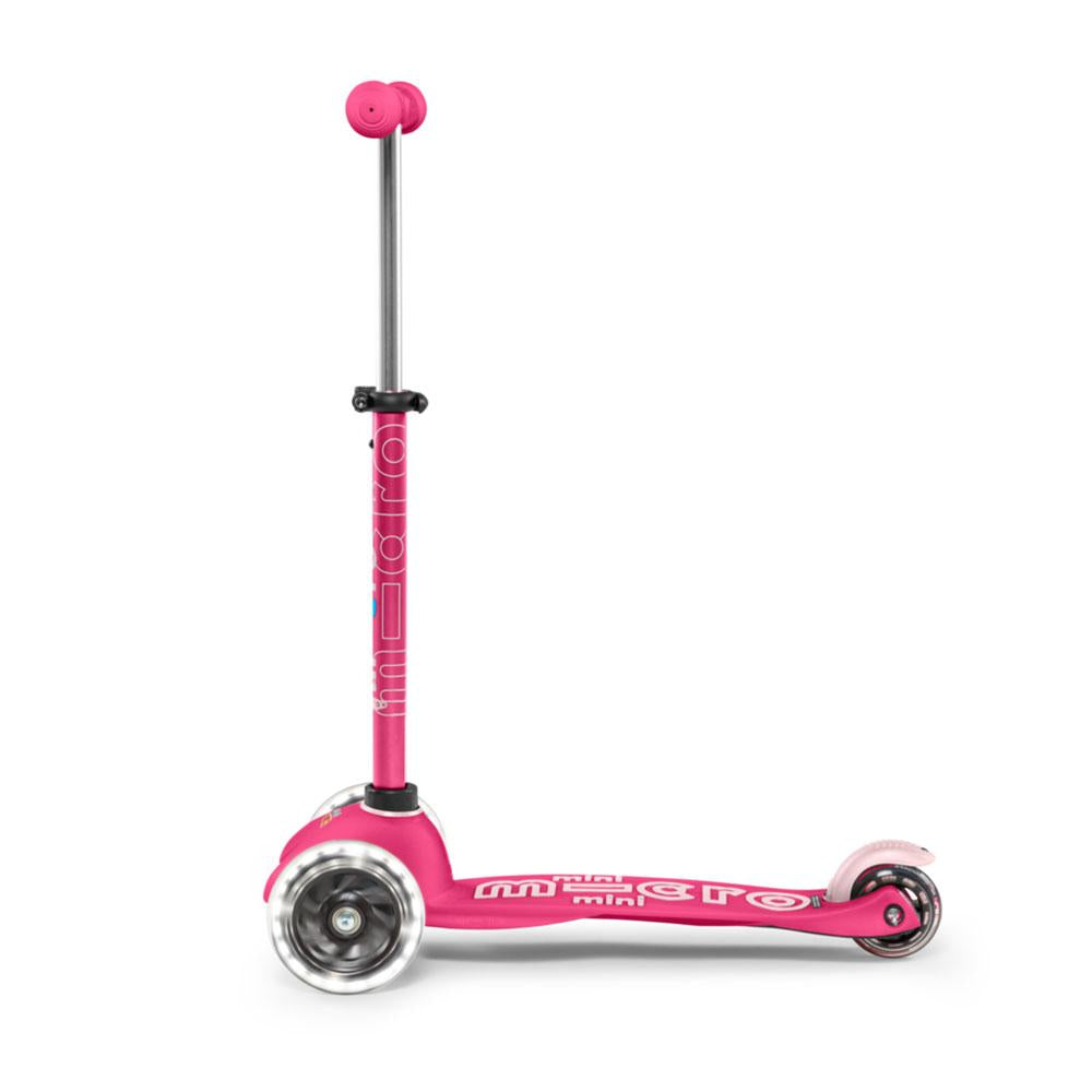 Patinete Mini Micro Deluxe LED Rosa