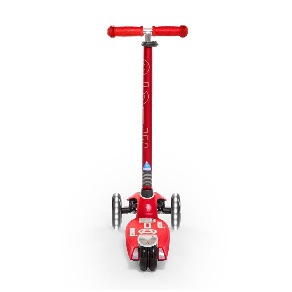 Patinete Maxi Micro Deluxe LED Rojo