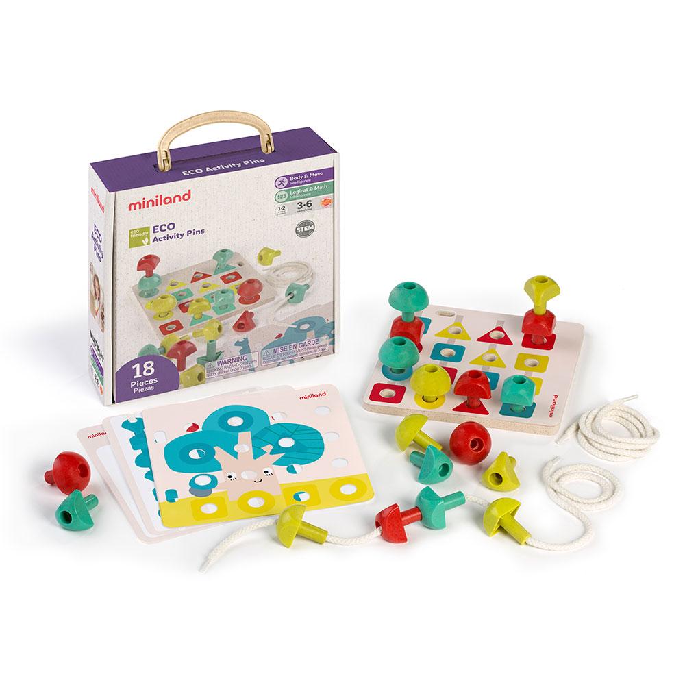 Activity Pinchos Formas Colores Eco