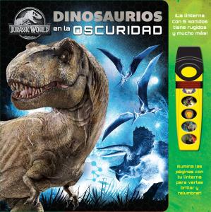 Dinosaurios libro brilla en la oscuridad