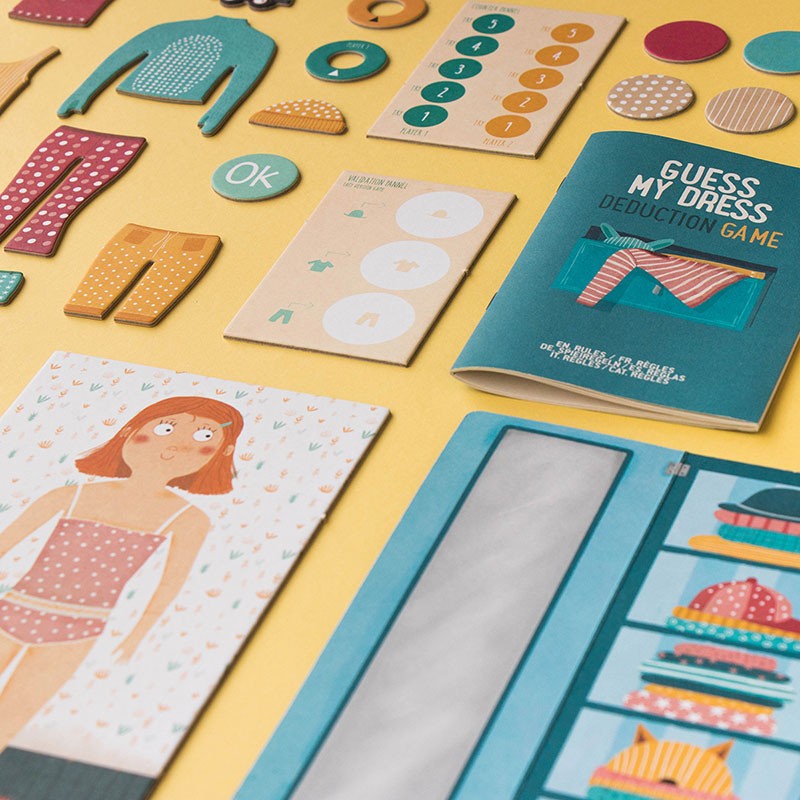 Guess my Dress: Juego de Mesa