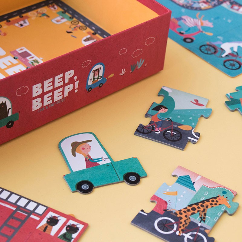 Beep Beep: Puzzle Busca y Encuentra