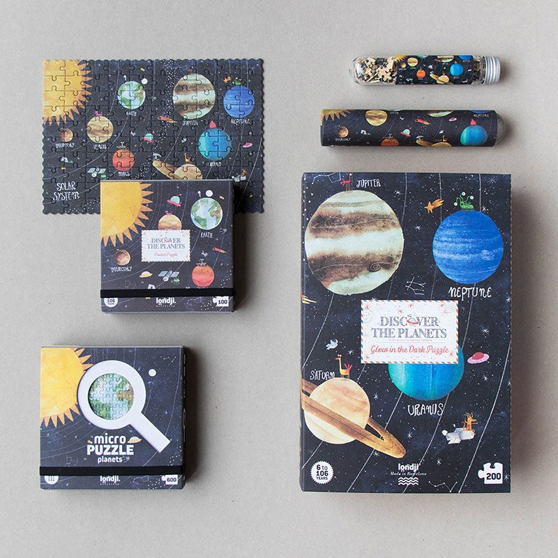 Puzzle Discover The Planets Brilla en la Oscuridad