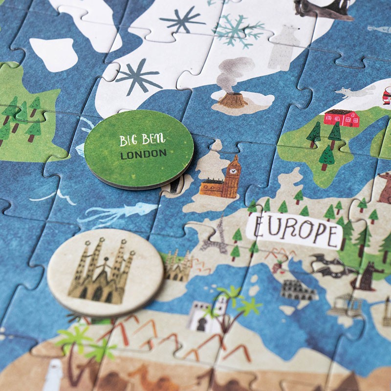 Puzzle Discover the World