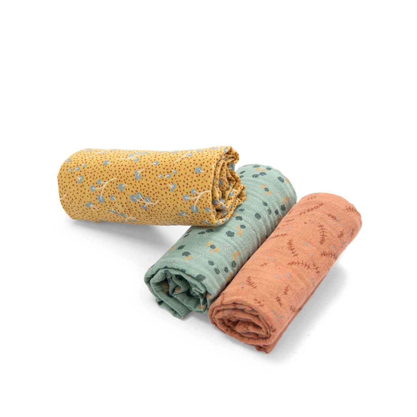 Juego de 3 muselinas Trois petits lapins