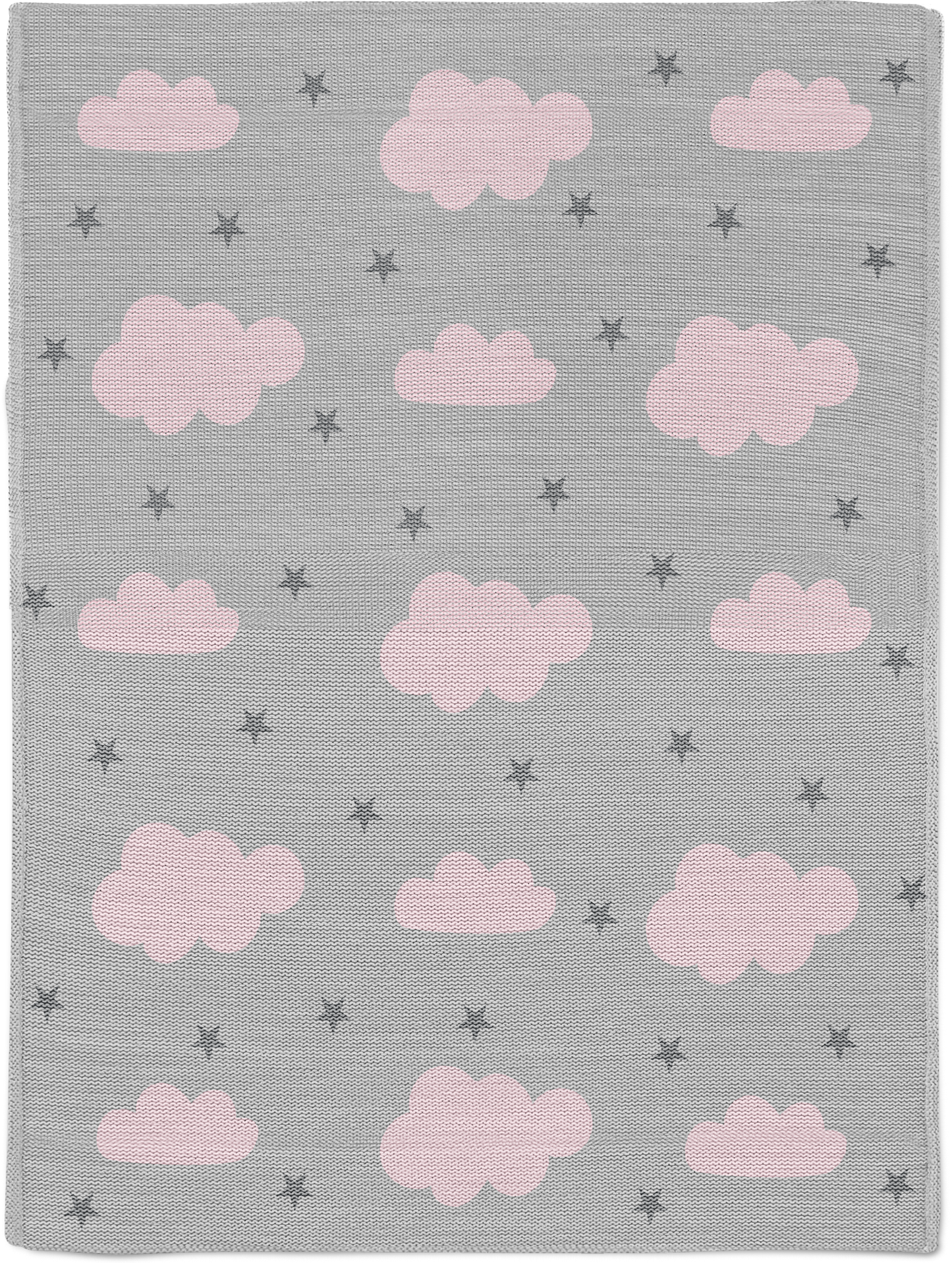 Manta Nubes Rosa