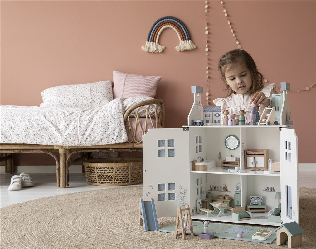 Casa de Muñecas Azul de Little Dutch