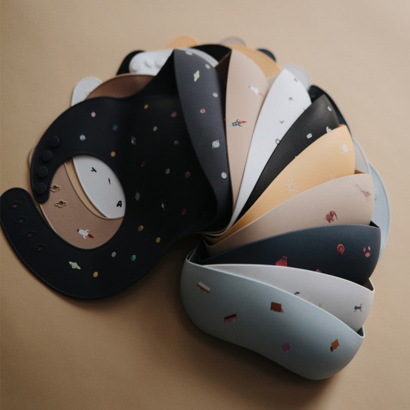 Babero Silicona Print Planets