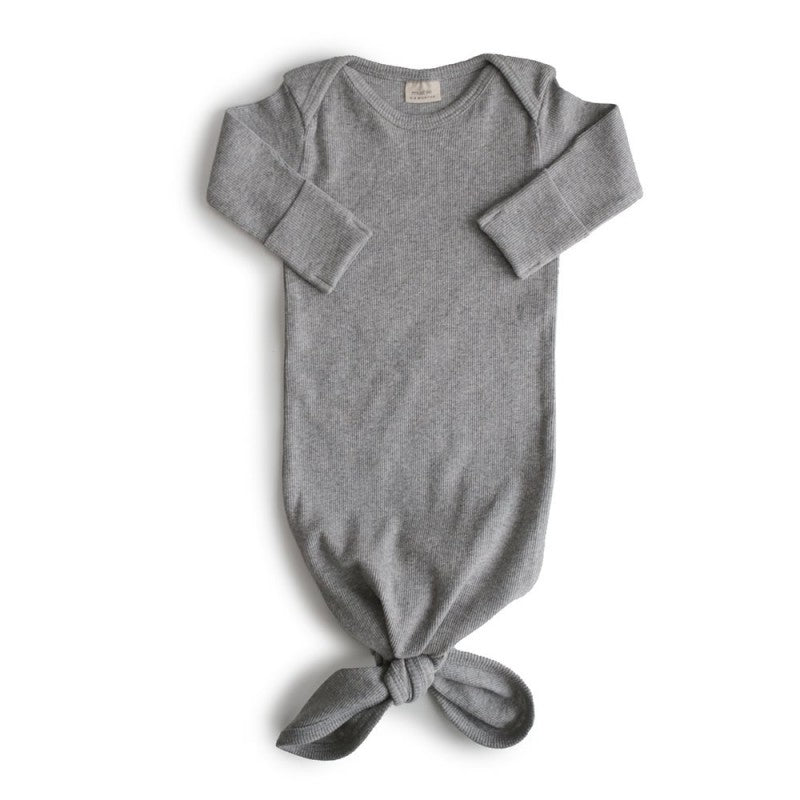 Body Manga Larga con Nudo Grey