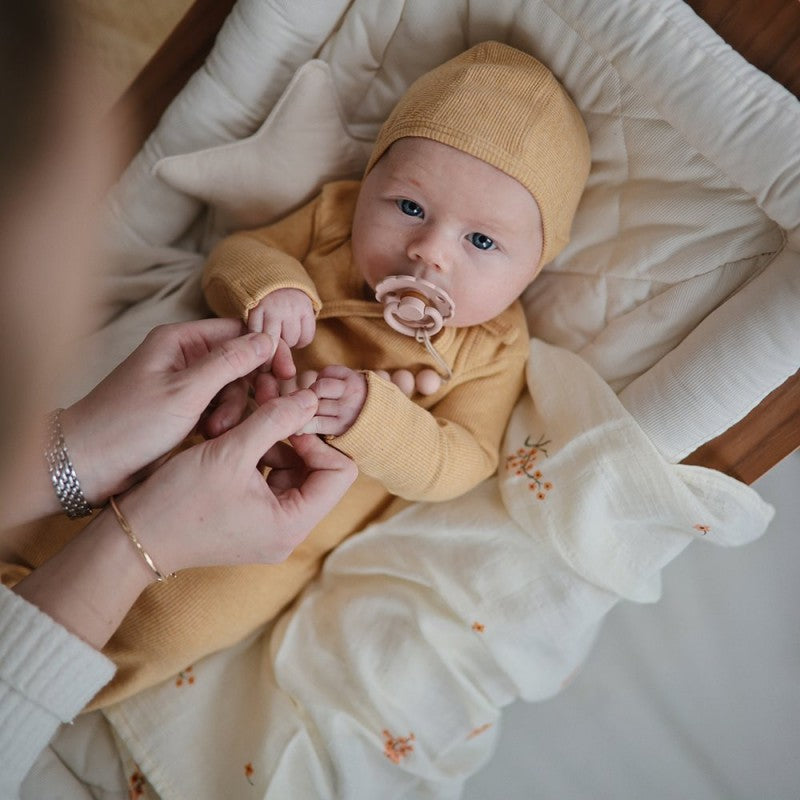 Body Manga Larga con Nudo Mustard