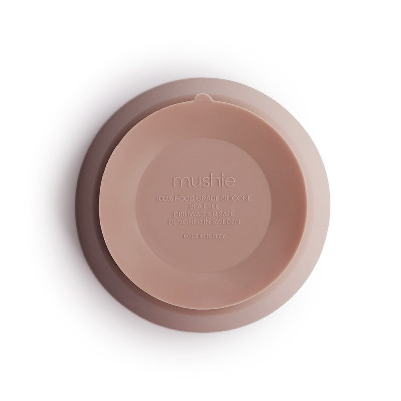 Bol con Ventosa Solid Blush