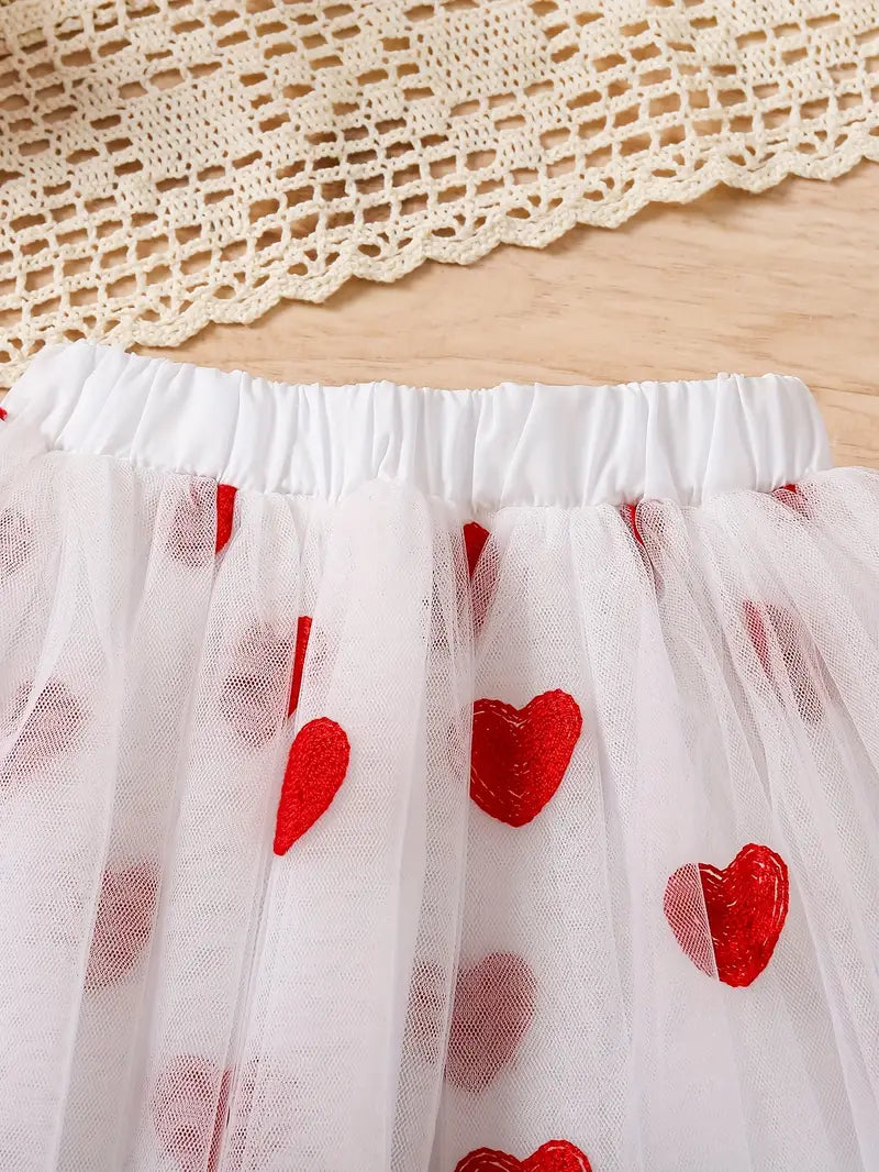 Falda Corazones 1/2 Años