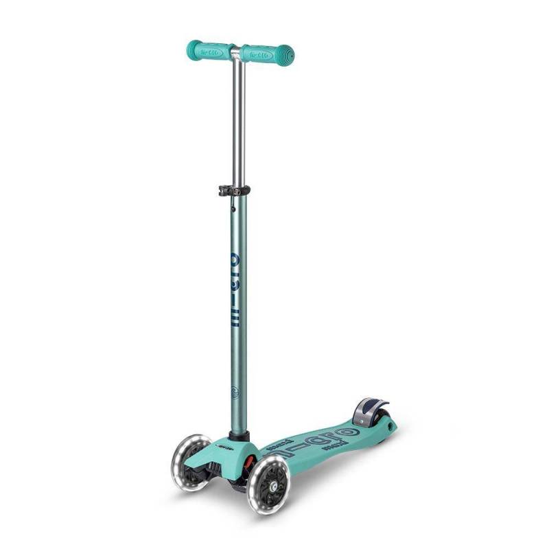 Patinete Maxi Micro Deluxe Eco Led Menta