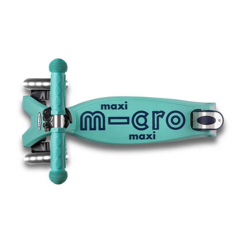 Patinete Maxi Micro Deluxe Eco Led Menta