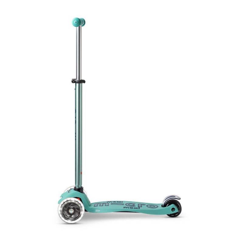 Patinete Maxi Micro Deluxe Eco Led Menta