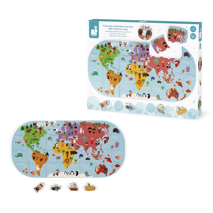 Puzle del Mundo de Baño