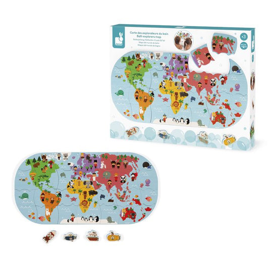 Puzle del Mundo de Baño
