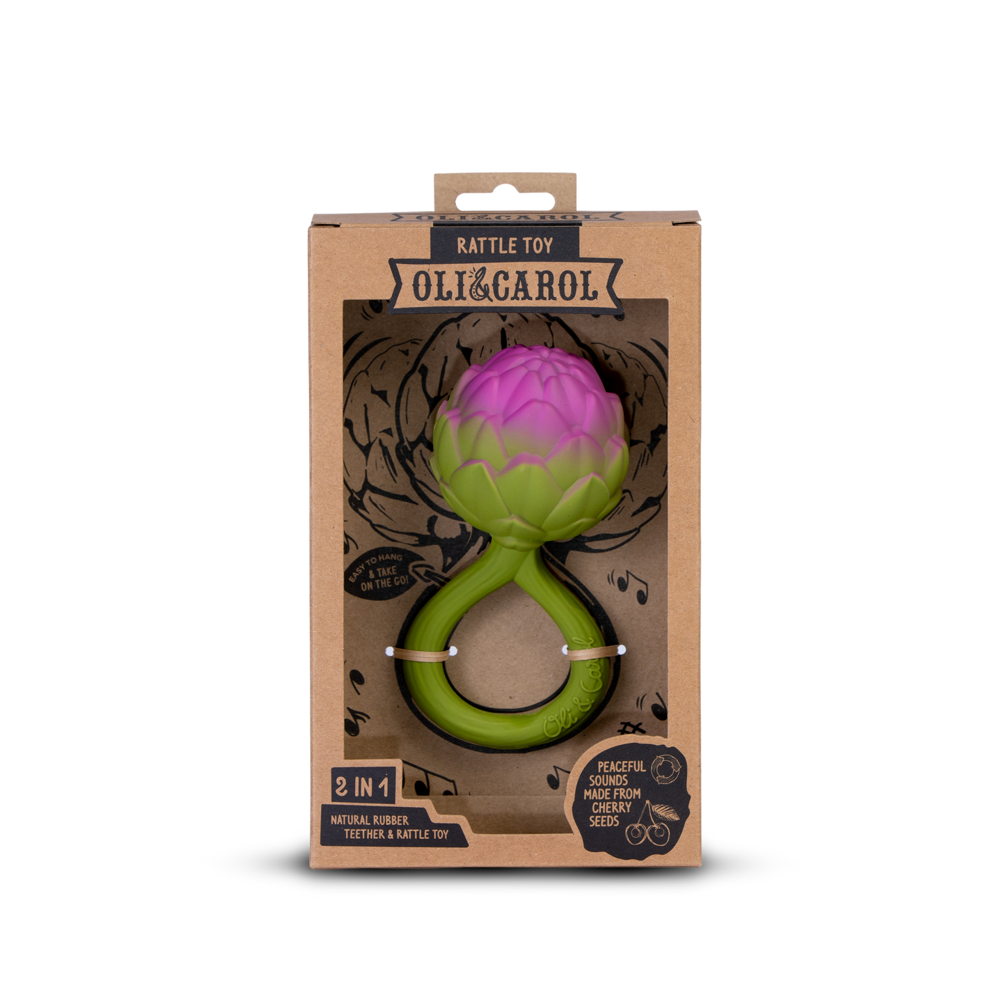 Artichoke Rattle Toy