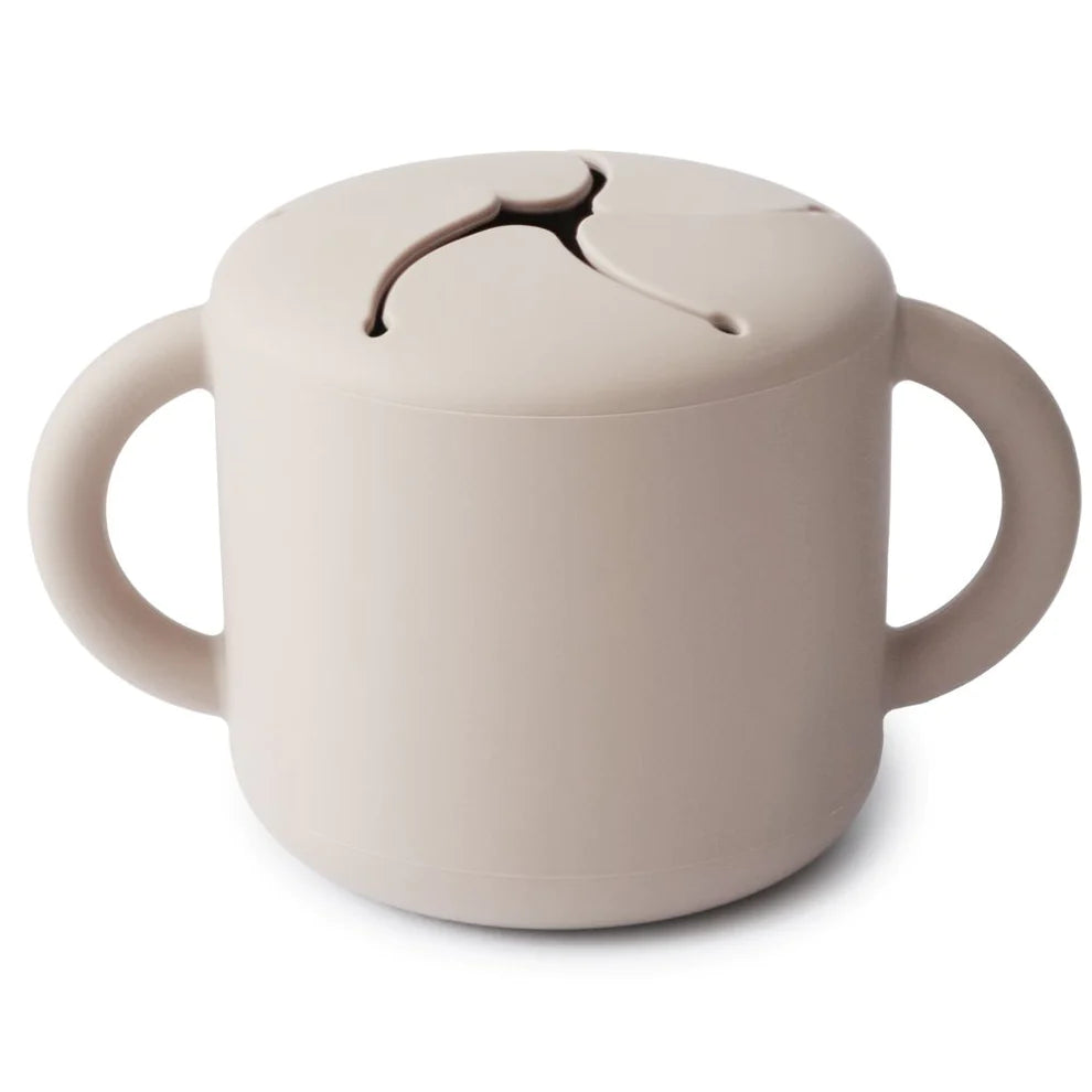 Taza Didáctica Snack Solid Ivory