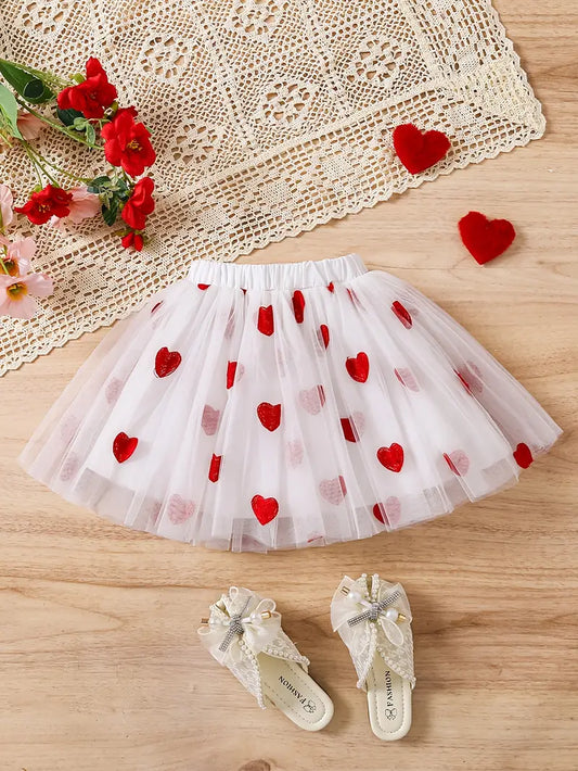 Falda Corazones 1/2 Años