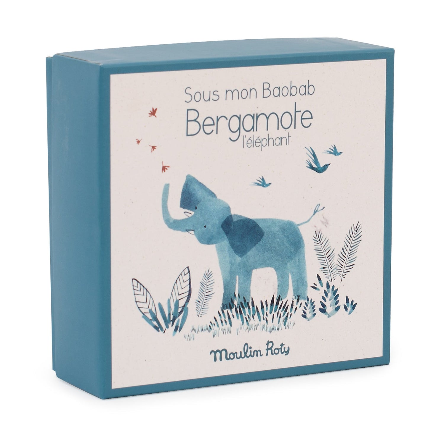 Doudou porta-chupete elefante Baobab