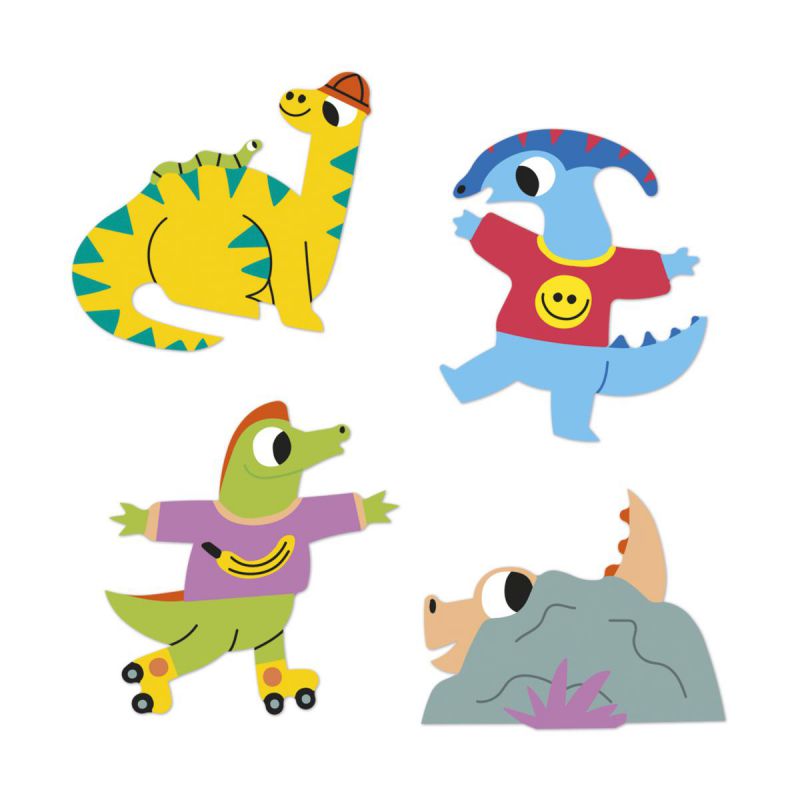 100 Pegatinas-Dinusaurios