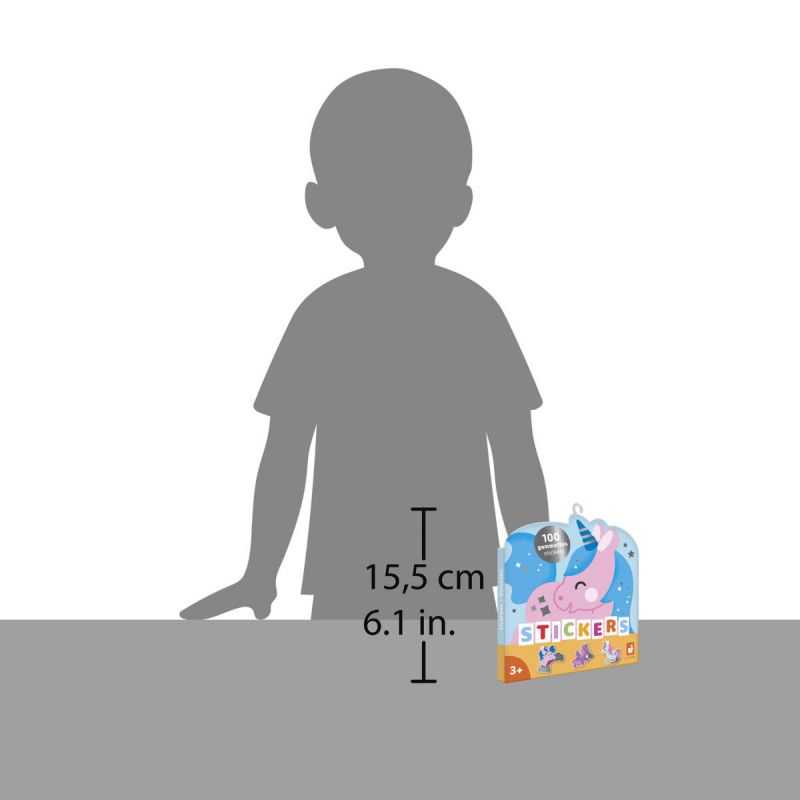 100 Pegatinas-Unicornios