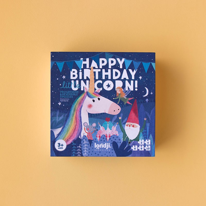 Happy Birthday Unicorn. Feliz Cumpleaños Unicornio