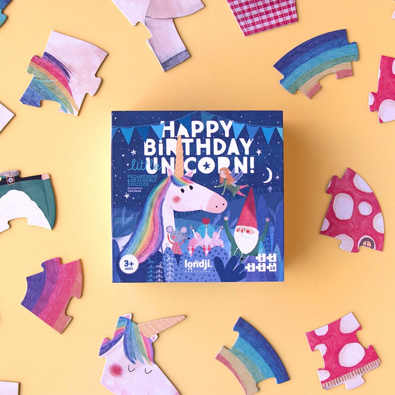 Happy Birthday Unicorn. Feliz Cumpleaños Unicornio