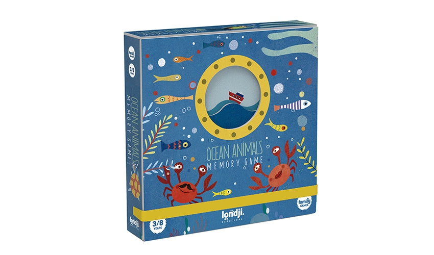 Ocean Animals Memory Game